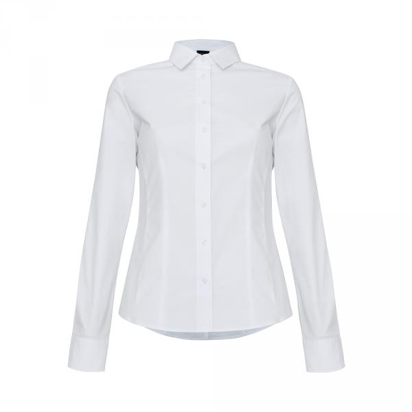 Белая блузка стрейч